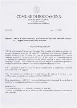 Graduatoria definitiva