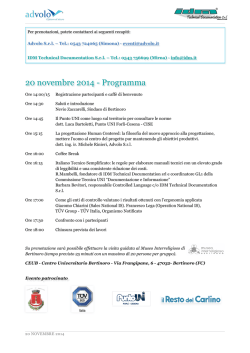 Programma convegno