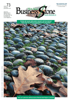 Editoriale - natural stone info