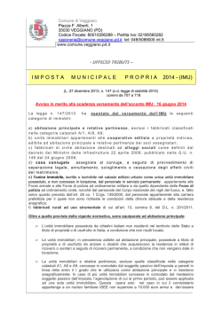 IMU 2014 - Comune di Veggiano