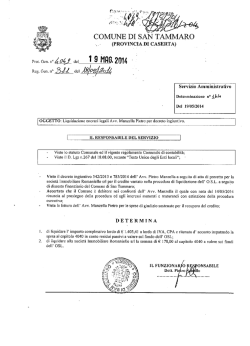 Reg. Gen. n. 311 del 19.05.2014