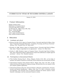 Curriculum (PDF) - Università degli Studi di Milano
