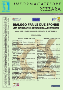 Informa cattedre n. 6 - 4 ottobre 2014
