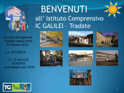 Incontro accoglienza - Icgalileitradate.it
