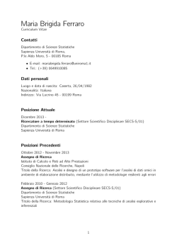 Download - Dipartimento di Scienze Statistiche