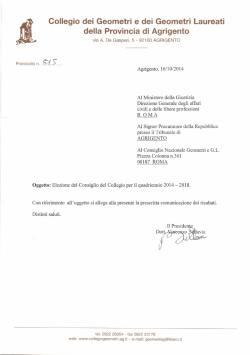 Gollegio dei Geometri e dei Geometri Laureati della Provincia di