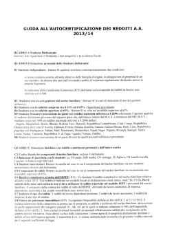 istruzioni a.a. 2013 2014