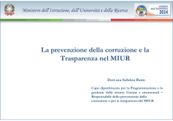 Intervento Dott.ssa Sabrina Bono
