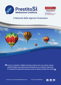 Il Network delle Agenzie Finanziarie