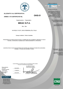 OHS-51 MIDAC S.P.A.