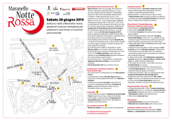Programma notte rossa 2014 mappa