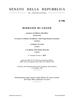 disegno di legge - Senato della Repubblica