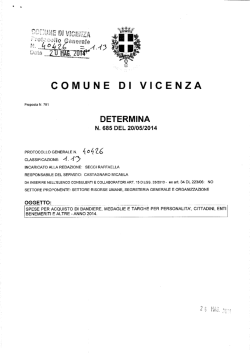 determina 685 del 2014