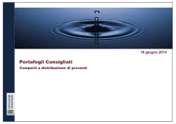 Portafogli Consigliati