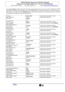 Lista disinfestatori autorizzati