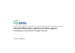 documento a corredo progettto sviluppo raccolta differenziata organico