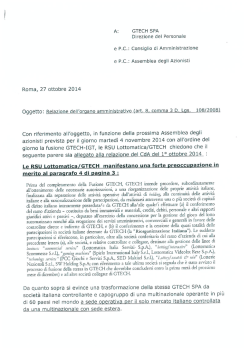 Parere RSU ex art. 8, co. 3 DLgs 108 08