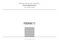 PERSHING 72 - Experienced Yachts