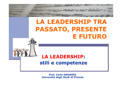 La Leadership tra passato, presente e futuro