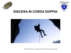 DISCESA IN CORDA DOPPIA