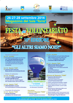 festa del volontariato cervia - Cittadinanza Solidale Ravenna
