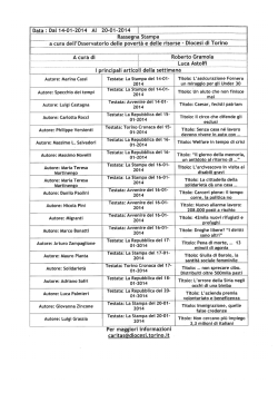 20-01-2014 [ - Caritas Torino