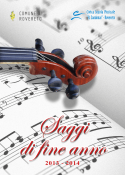 Civica Scuola Musicale “R. Zandonai” - Rovereto