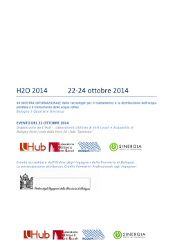 H2O 2014 22-24 ottobre 2014