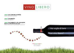 Hai voglia di bere un vino libero?