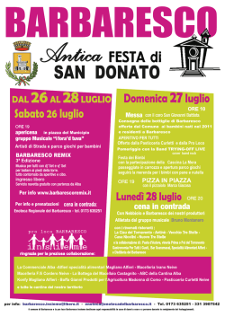 festa a barbaresco