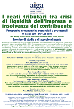 Incontro di studio e di approfondimento