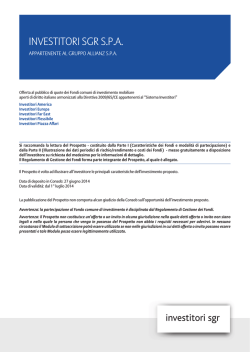 INVESTITORI SGR S.P.A.
