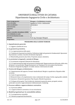 Disegno e architettura tecnica - dicar
