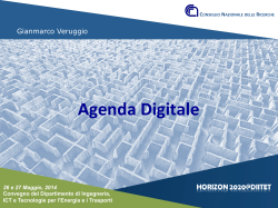 Agenda Digitale - Dipartimento Ingegneria, ICT e Tecnologie per l