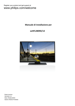 Manuale di installazione