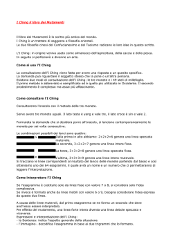 I Ching - Il libro dei Mutamenti 1