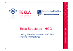 Tekla Structures - HGG