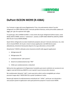 DuPont ISCEON MO99 (R-438A) - Scrocco Srl di MAFFIONE Group