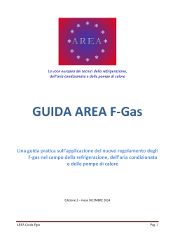 GUIDA AREA F-Gas