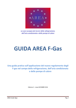GUIDA AREA F-Gas