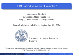 SPIN: Introduction and Examples *