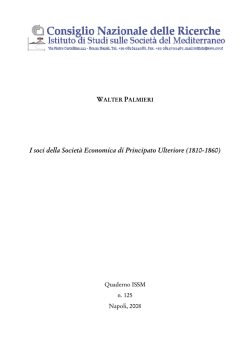 I soci della Societ&agrave; Economica di Principato Ulteriore