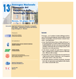 brochure - Università degli Studi del Piemonte Orientale