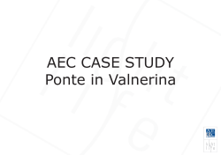 AEC CASE STUDY Ponte in Valnerina
