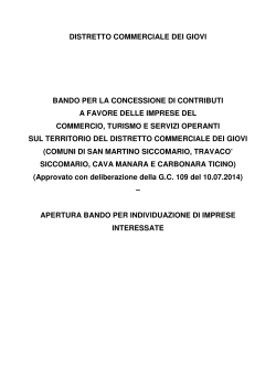 bando imprese DUC 2014 - Comune di San Martino Siccomario