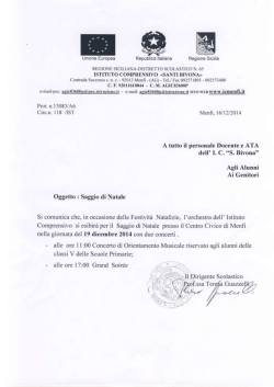 saggio di Natale