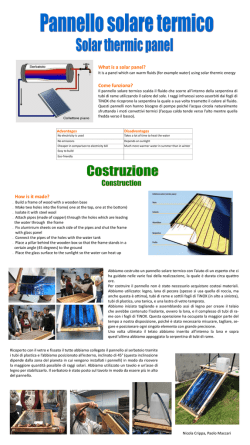 How is it made? What is a solar panel? Come funziona?
