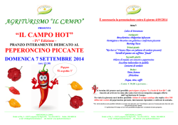 Il Campo Hot IV edizione- Pranzo piccante 70914 A5 color