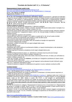 Guida del rappresentante di classe