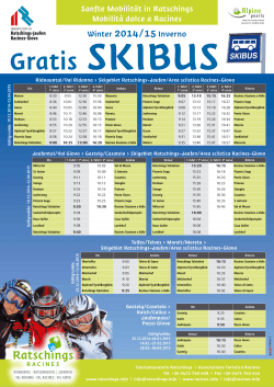 orario skibus 2014/2015 - Ratschings